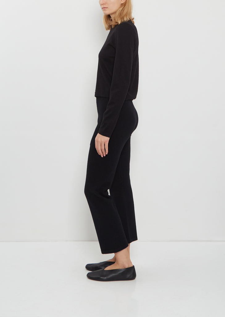 n°451 Lisa Cotton Cashmere Top — Raven