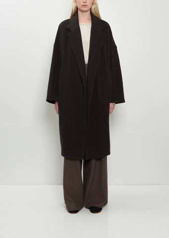 Cashmere Oversized Coat Herringbone