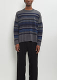 Worsted Wool Stripe Sweater