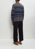 Worsted Wool Stripe Sweater