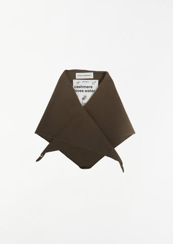 n°35 Bandana Stretch Cashmere Scarf — Army