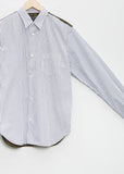Broad Stripe x Nylon Twill Shirt