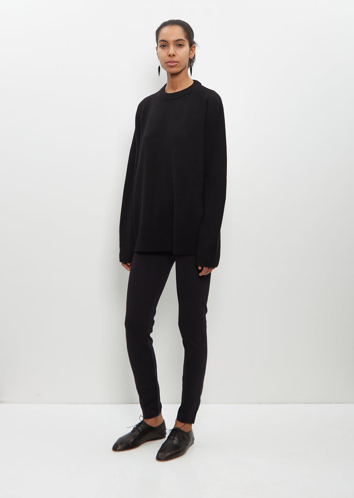 Cashmere Sibem Top — Black