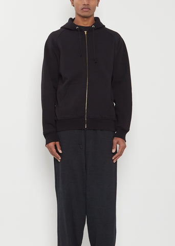 Cotton Fleece Zip Parka