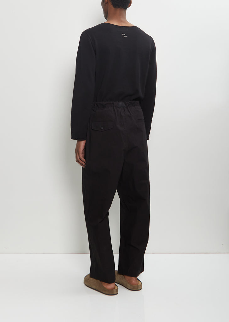 Cotton Nylon Easy Trousers