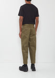 Pleated Cotton Pants