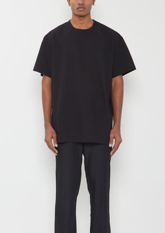 Cotton T-Shirt  — Black