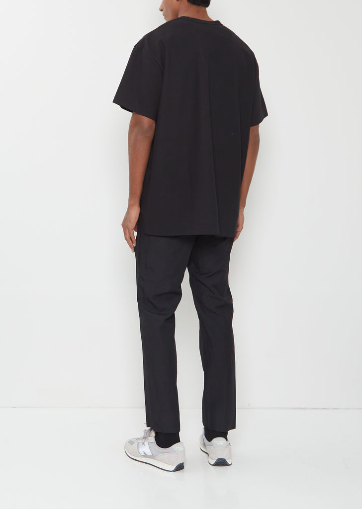 Cotton T-Shirt  — Black