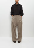 Wool Twist Seam Easy Trousers