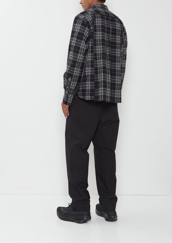 Plaid Cotton Flannel Shirt