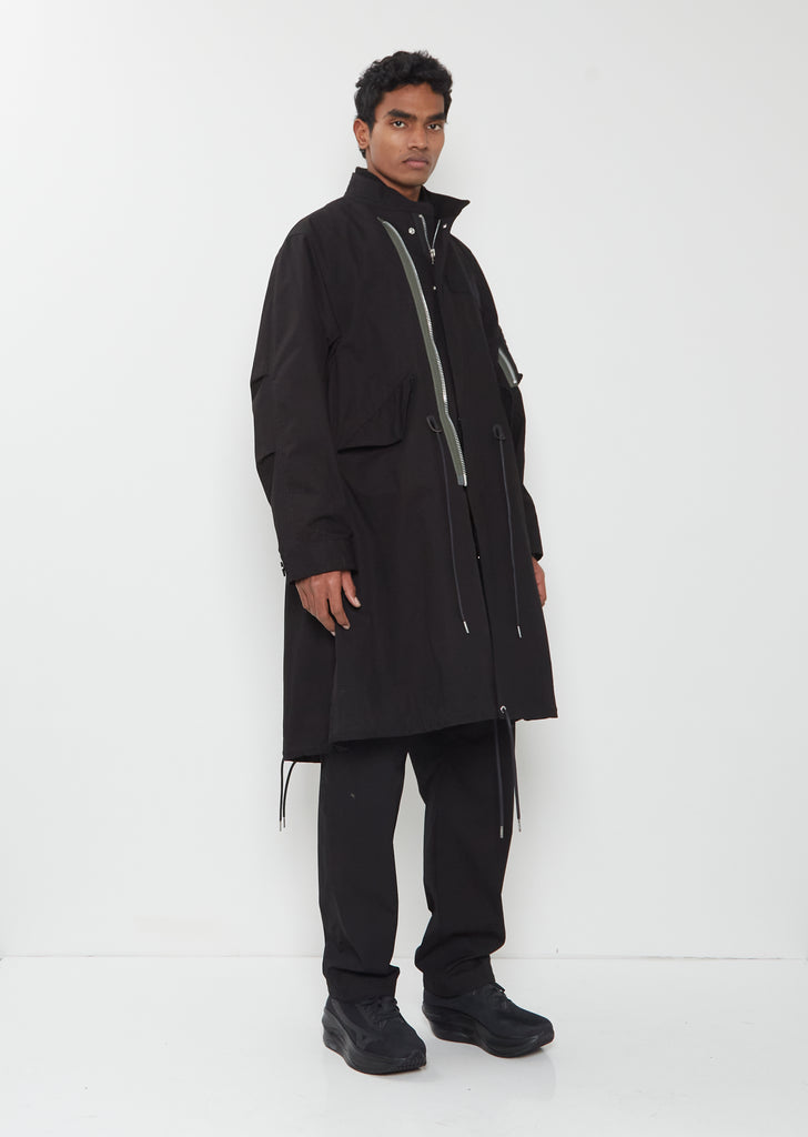 Rip Stop Cotton Blend Coat