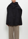 Wool Cashmere Beaver Stole Jacket