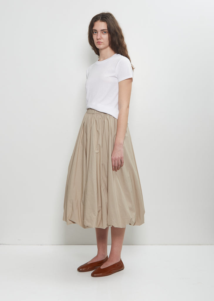 Popeline Pull On Balloon Skirt