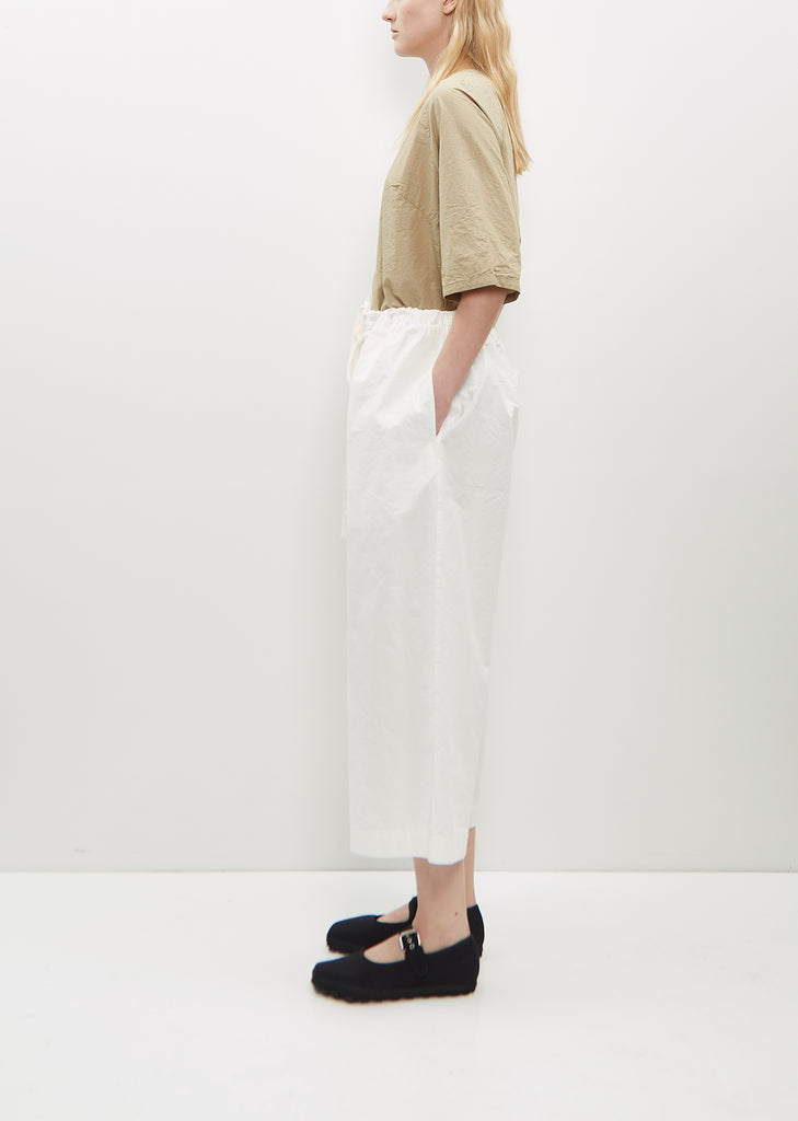 Denmark Cotton Short Pant — White