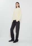 Anton Cashmere Crewneck Sweater — Butter