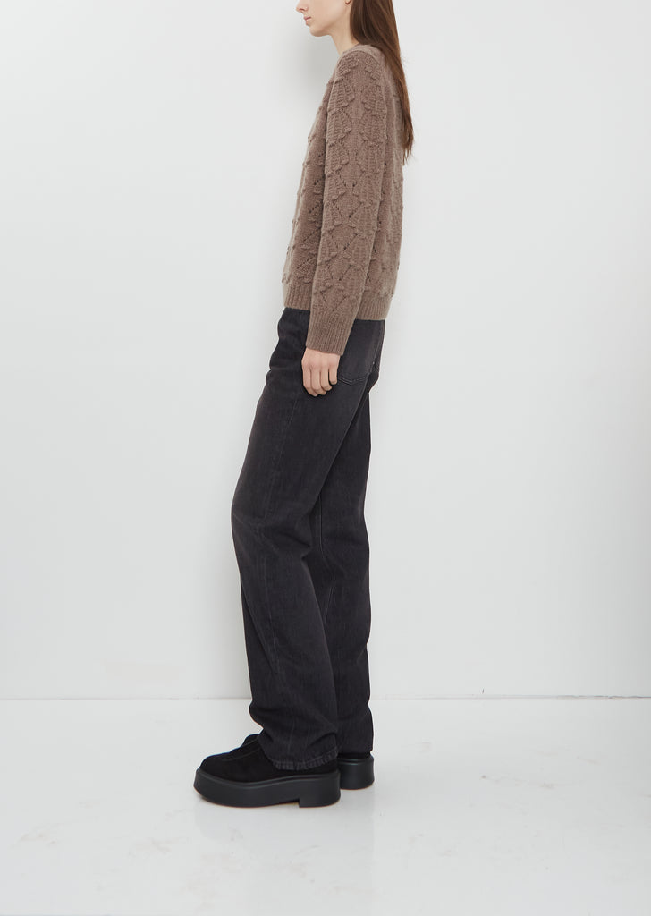 Clyde Cashmere Crochet Sweater
