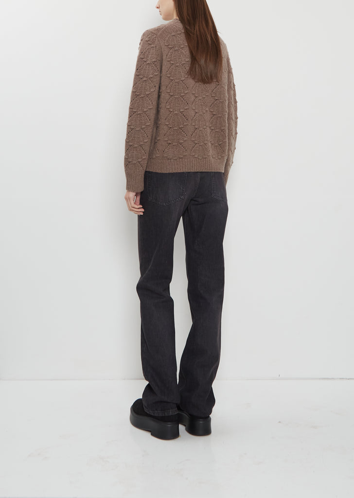 Clyde Cashmere Crochet Sweater