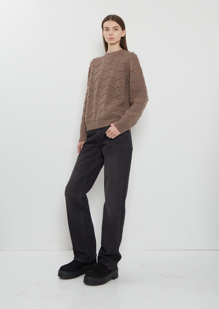 Clyde Cashmere Crochet Sweater