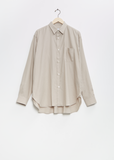 Cotton Silk Oversized Regular Collar Shirt