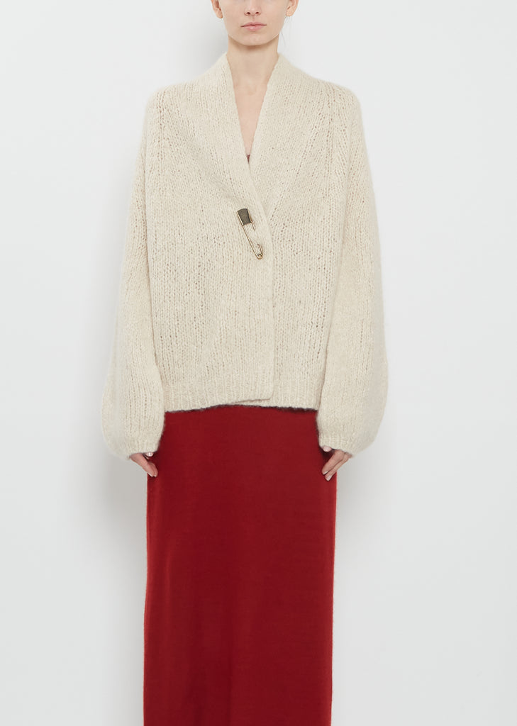 Hand Knit Cashmere Cardigan