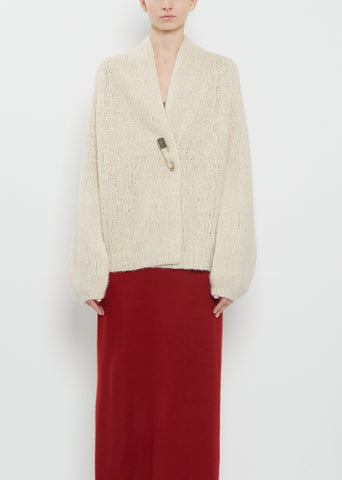 Hand Knit Cashmere Cardigan