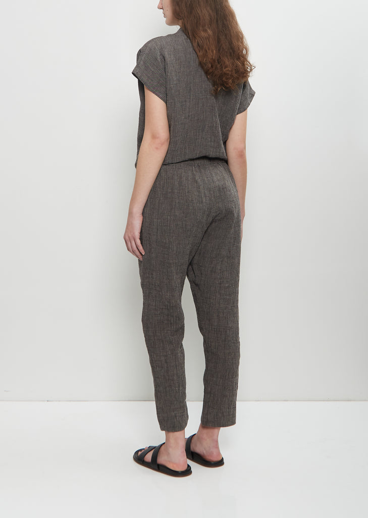 The Perfumer Linen Trouser — Pepper