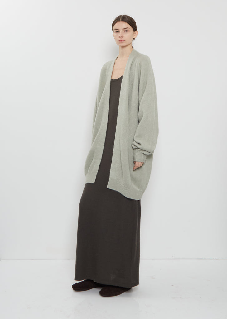Long Cashmere Silk Cardigan