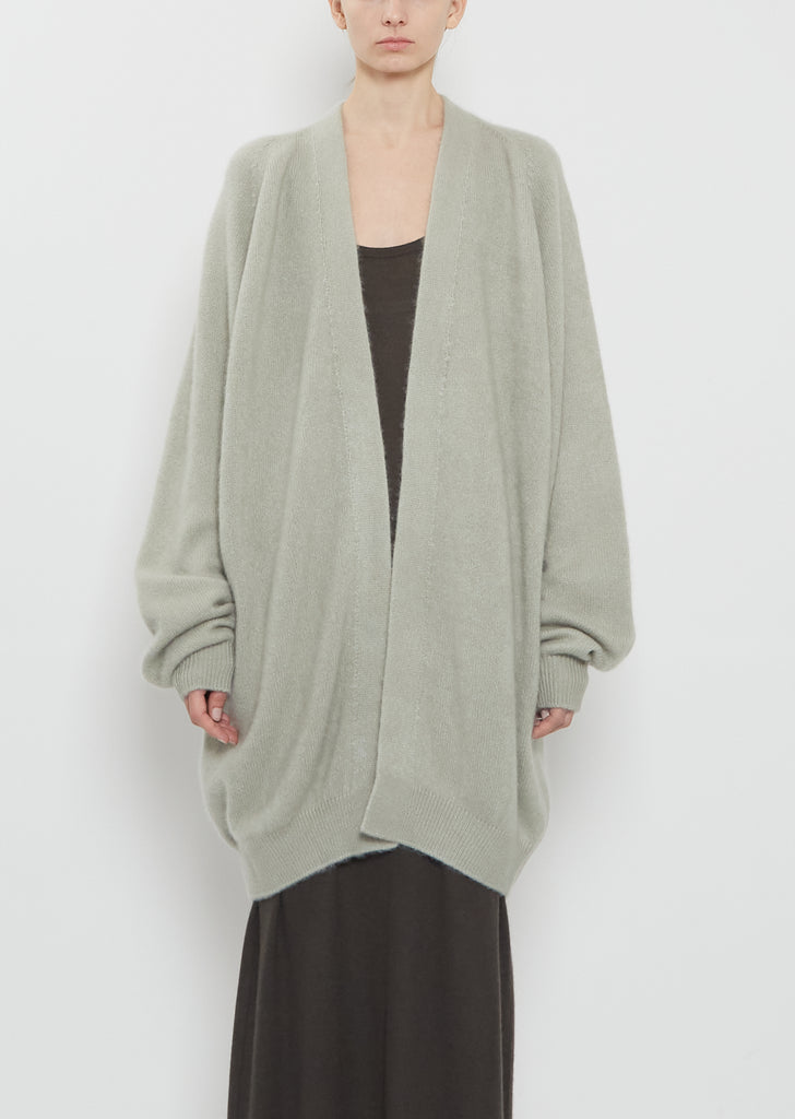 Long Cashmere Silk Cardigan