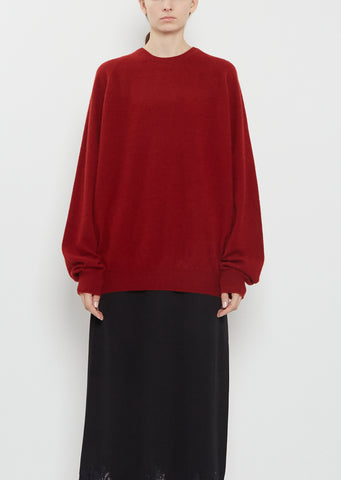 BF R-Neck Cashmere Mono Sweater