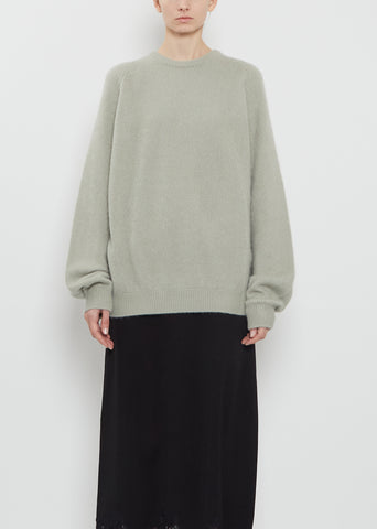 BF R-Neck Cashmere Silk Sweater