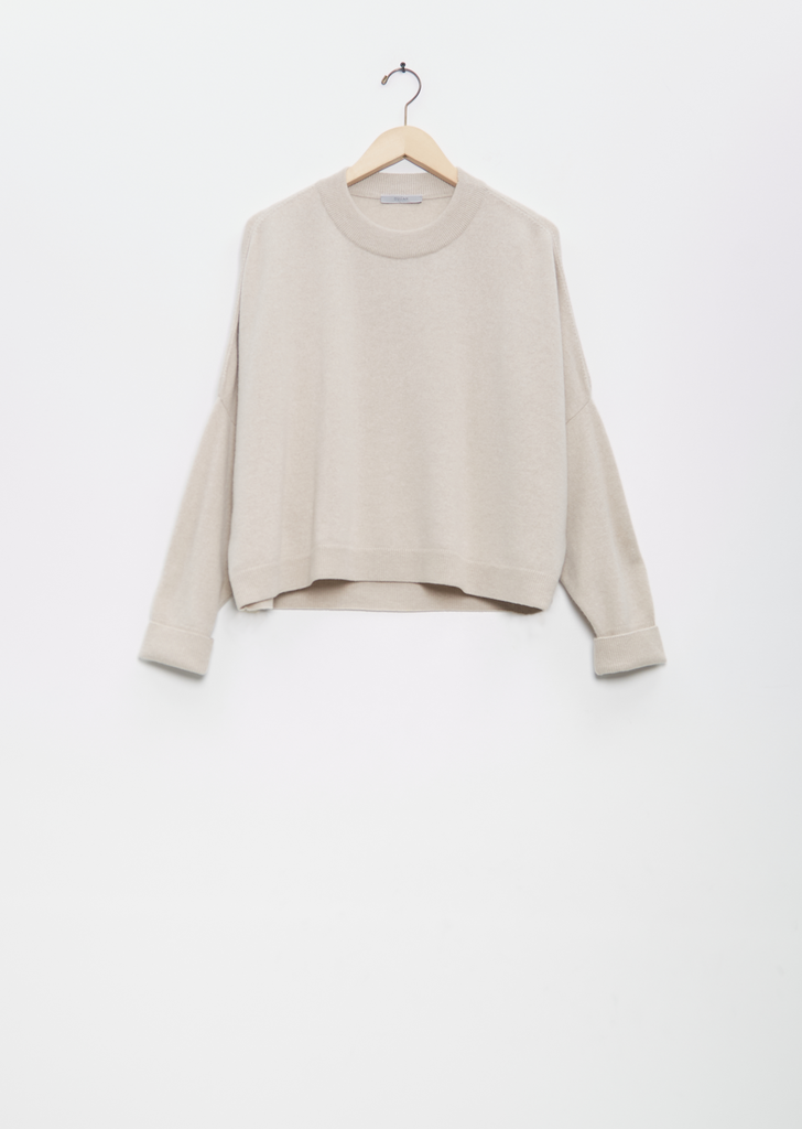 Cashmere Chunky Sweater — Natural