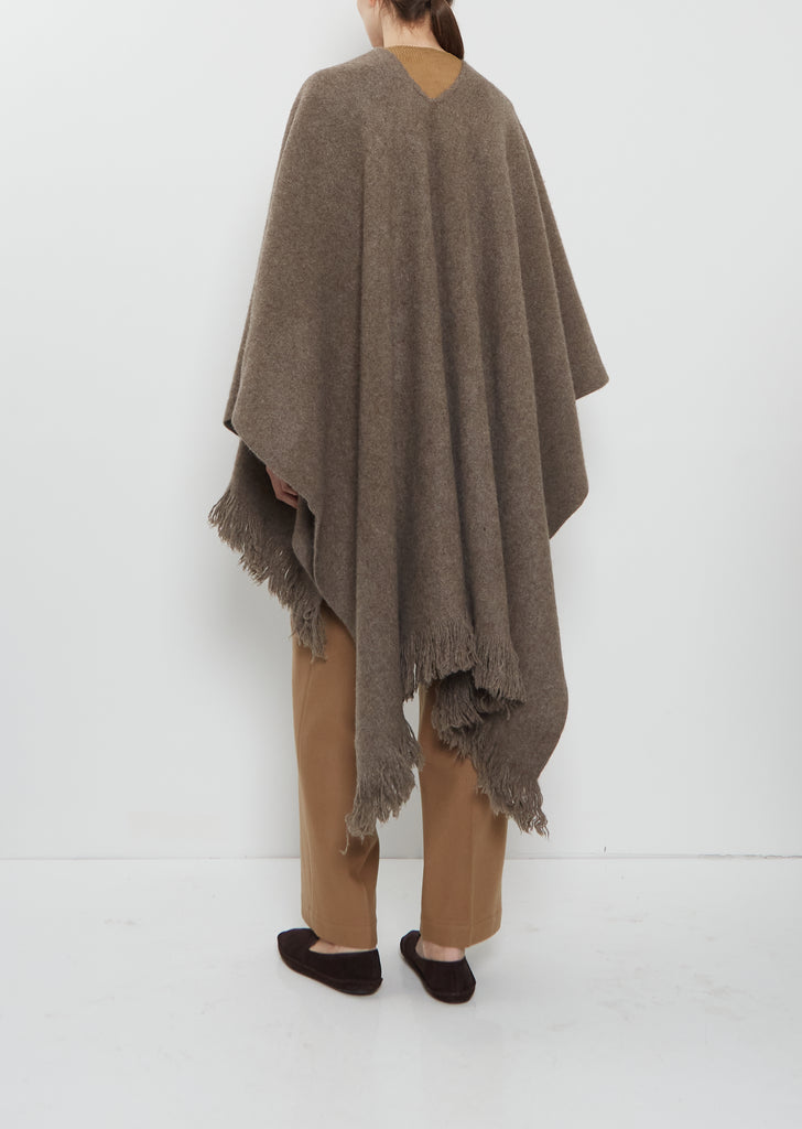 Split Cape — Natural Yak Grey