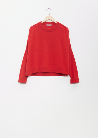 Cashmere Chunky Sweater — Rosso