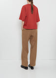 Osis Boxy Cotton T-Shirt — Red