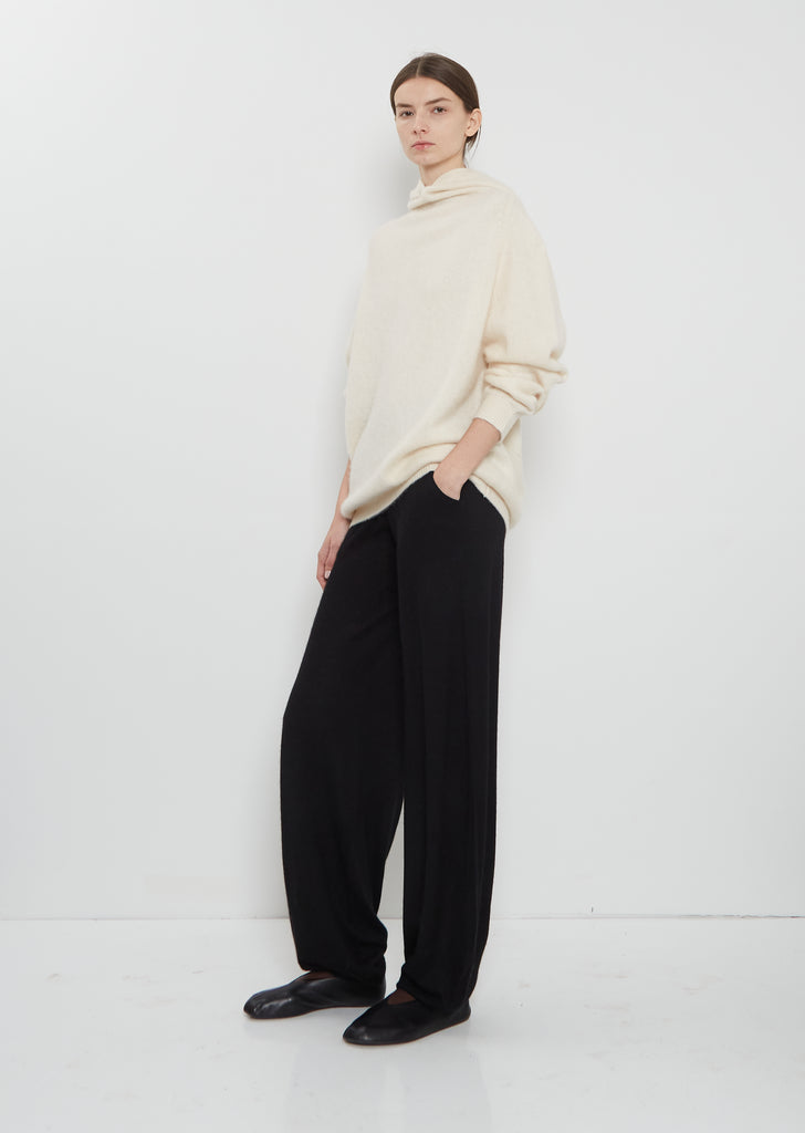 Hooded Cashmere Silk Sweater