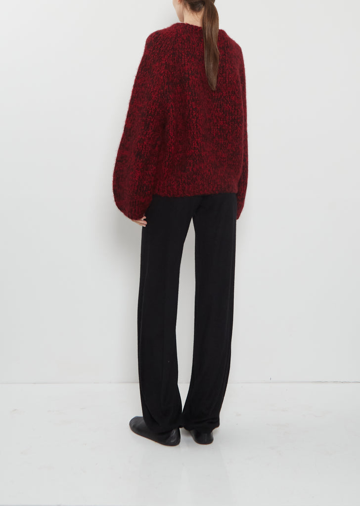 Hand Knit Cashmere Marl Sweater