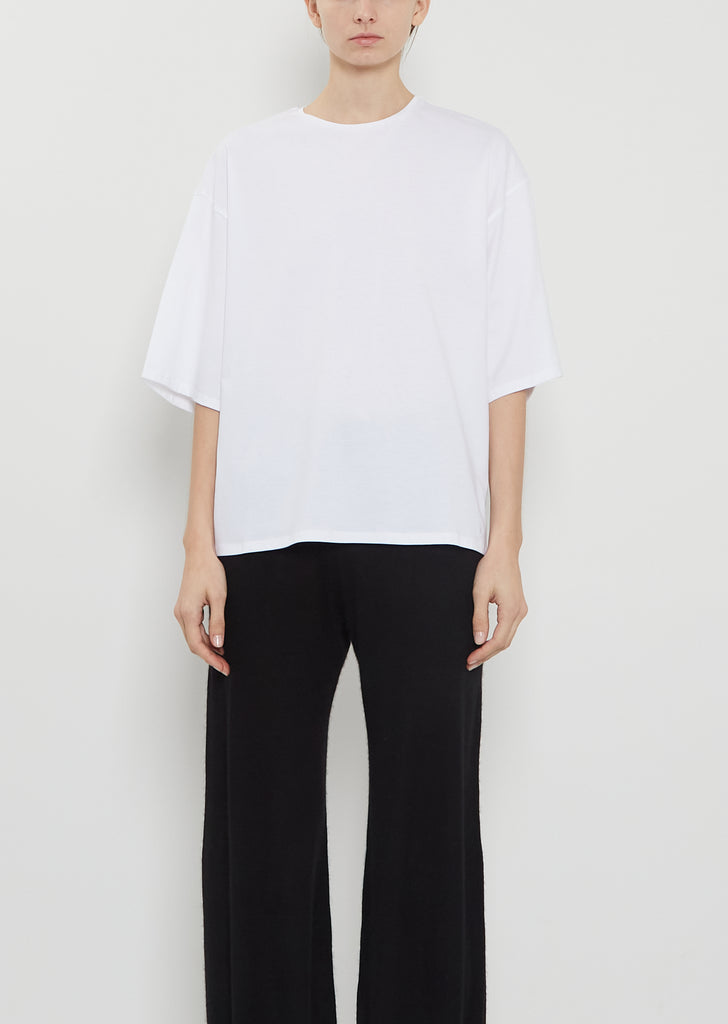 Osis Boxy Cotton T-Shirt — White