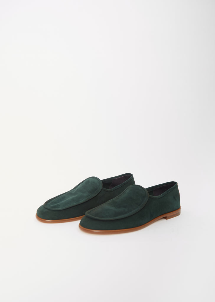 Suede Loafer — Forest