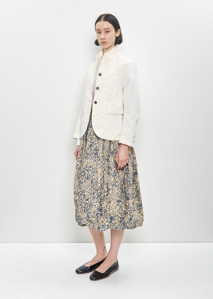 Cotton Linen Tyrol Jacket — Off White