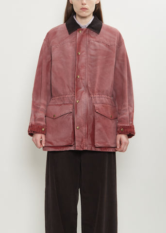 Cotton Denim Teton Jacket — Pomegranate
