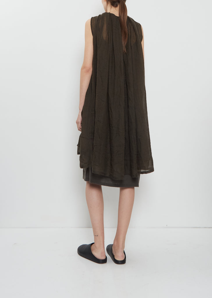 Drape Cashmere Dress