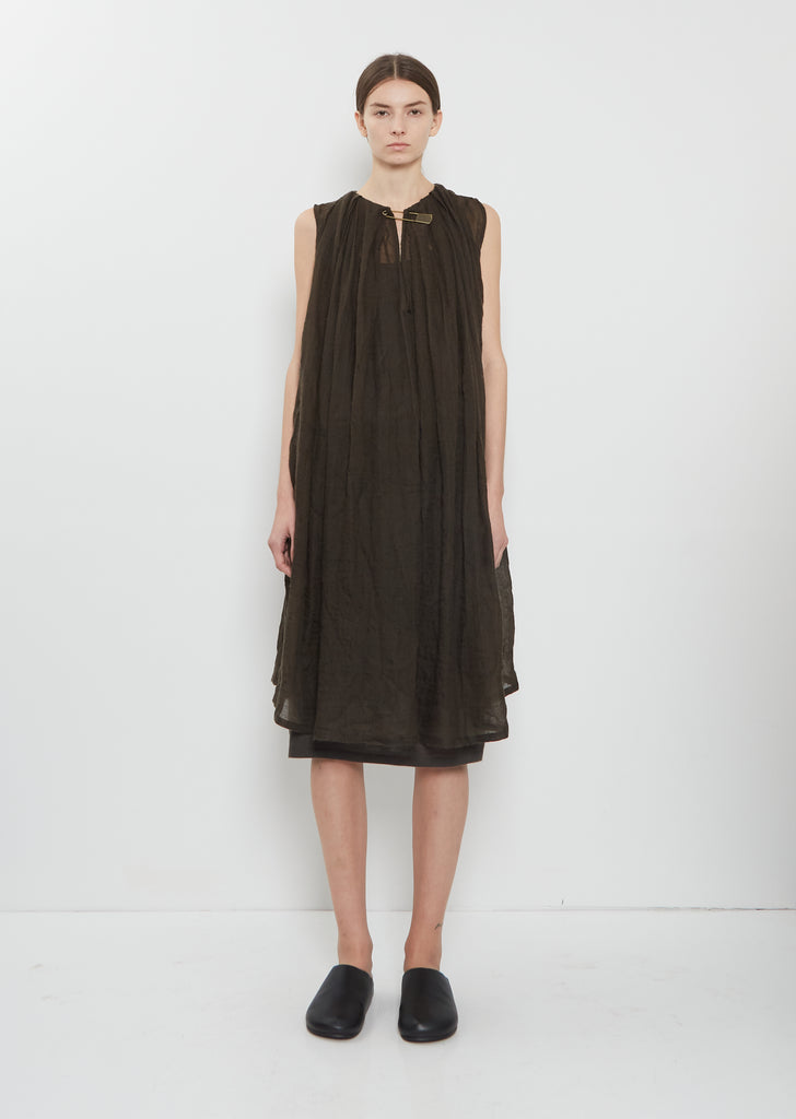 Drape Cashmere Dress