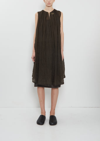 Drape Cashmere Dress