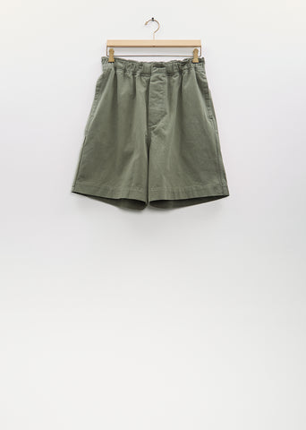 Pull Up Shorts — Uniform Green