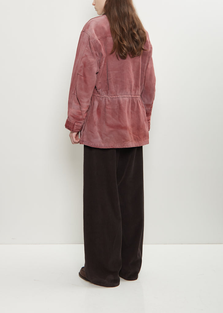 Cotton Denim Teton Jacket — Pomegranate