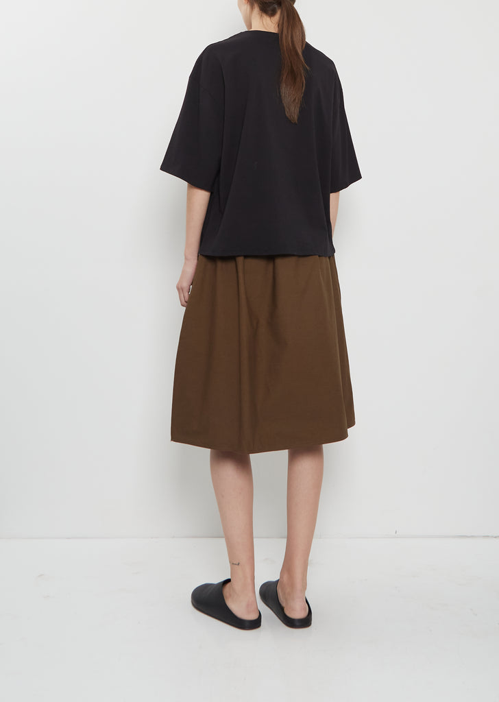 Osis Boxy Cotton T-Shirt — Black