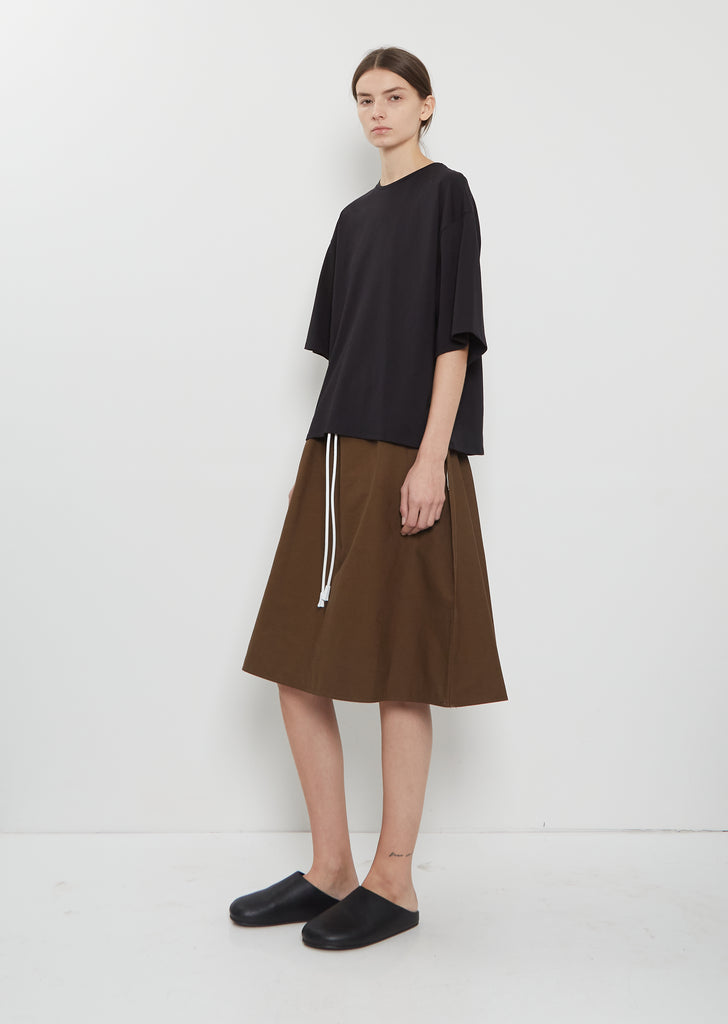 Osis Boxy Cotton T-Shirt — Black