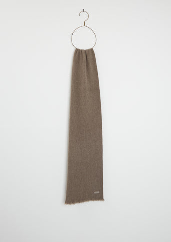 Nomad Classic Skinny Scarf — Natural Yak Grey
