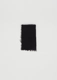 Woven Cashmere Bandana — Black