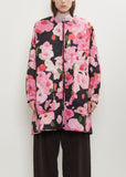 Sungjin Recycled Poly Reversible Cape — Pink / Black